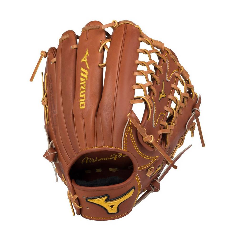 Mens Mizuno Pro Limited Edition Outfield 12.75" Baseball Gloves Brown Philippines (NHJAVY051)